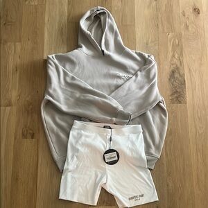 White Fox Boutique White Biker Shorts